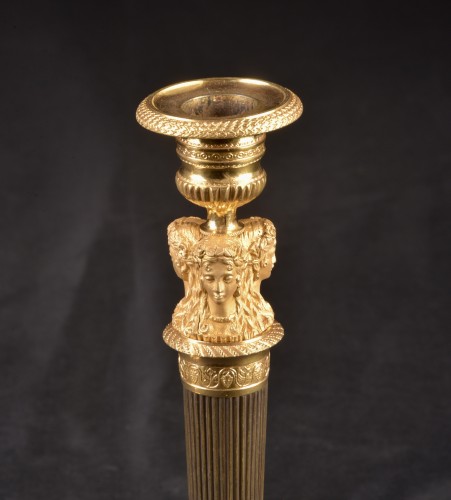 Pair Of Empire Candlesticks - Empire