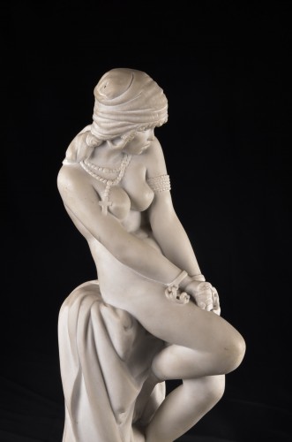 The Emancipation from Slavery By Giacomo Ginotti (1845-1897) - Sculpture Style Louis-Philippe