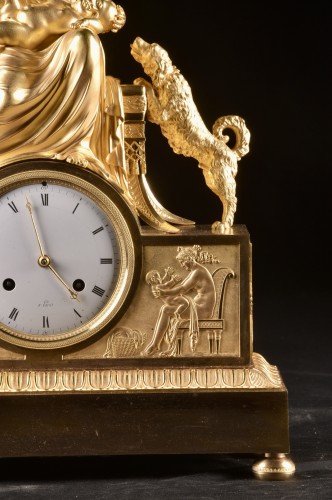 An Early 19th Century French Gilt Bronze Clock - Empire