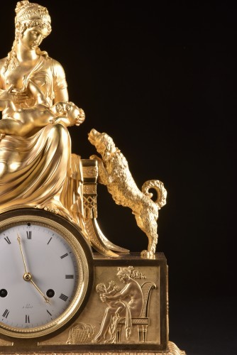 Empire - An Early 19th Century French Gilt Bronze Clock