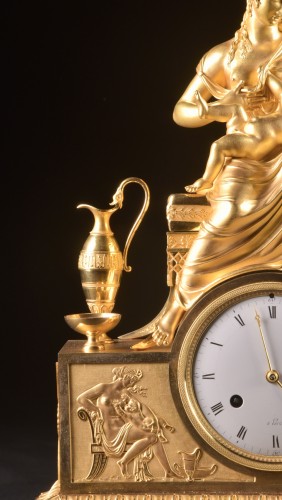 Antiquités - An Early 19th Century French Gilt Bronze Clock