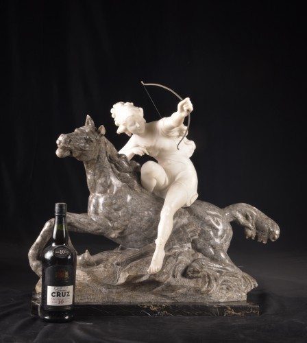 Goddess Diana The Huntress 19th Century - Sculpture Style Napoléon III