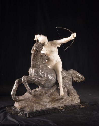 Antiquités - Goddess Diana The Huntress 19th Century