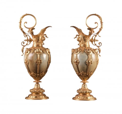 Pair of ewers France late 19th  century