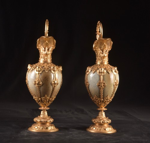 Pair of ewers France late 19th  century - 