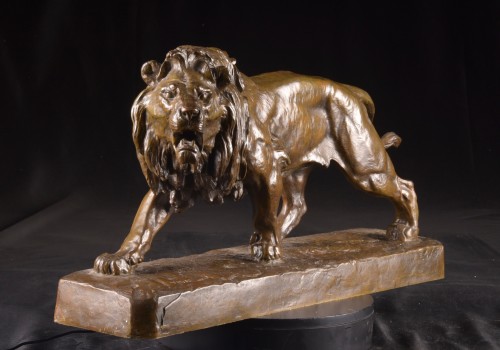 Lion par Louis Vidal (1831 - 1892)  - Mora Antiques