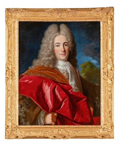 Portrait of Monsieur de la Roche, attr. to Jean Baptiste Oudry, circa 1710