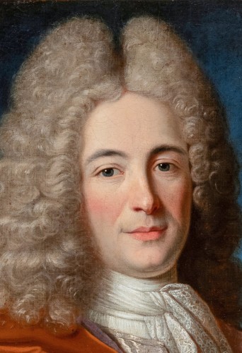 Portrait de Mr de la Roche, attribué à Jean Baptiste Oudry, école française vers 1710 - Louis XIV