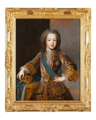 Portrait of Louis XV aged 10, studio of Pierre Gobert (1662-1744)