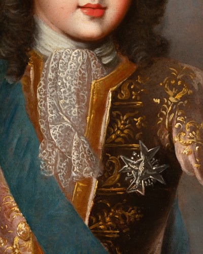 Portrait de Louis XV à l’âge de 10 ans, atelier de Pierre Gobert (1662-1744) - Galerie Nicolas Lenté