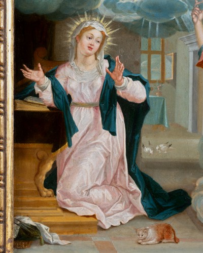 Paintings & Drawings  - Anunciation - Peter Candid (Bruges 1548 - Munich 1628)