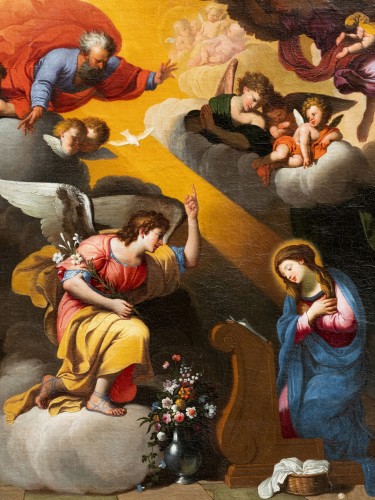 Paintings & Drawings  - The Annunciation, mid-17th century French school