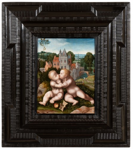 Christ and St John the Baptist as children,  Workshop of Joos van Cleve (1485 – 1541)