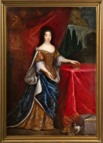 Grand portrait de Marie-Anne-Victoire de Bavière par François de Troy, vers 1685