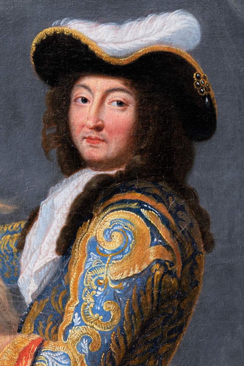 René-Antoine Houasse  Portrait équestre de Louis XIV (Circa 1700