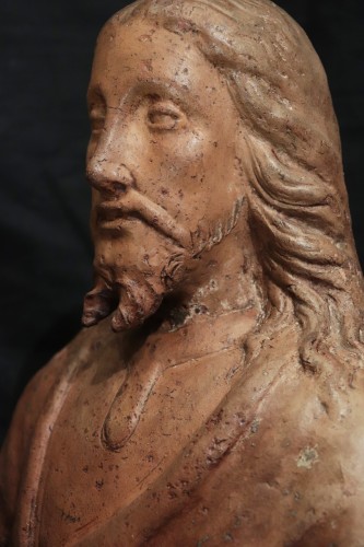 Buste du Christ en terre cuite, Toscane XVIe siècle - Numero 7 Antiquariato