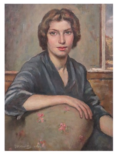 Paintings & Drawings  - Giuseppe Mascarini ( 1877 - 1954) - Portrait