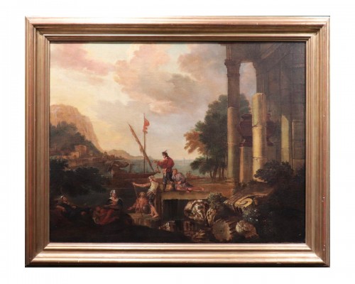 Paysage, Peintre flamand du17e siècle