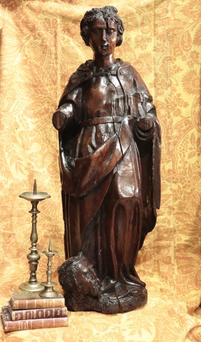 Sculpture en bois : Judith et Holopherne, Vénétie, XVIe siècle - Numero 7 Antiquariato