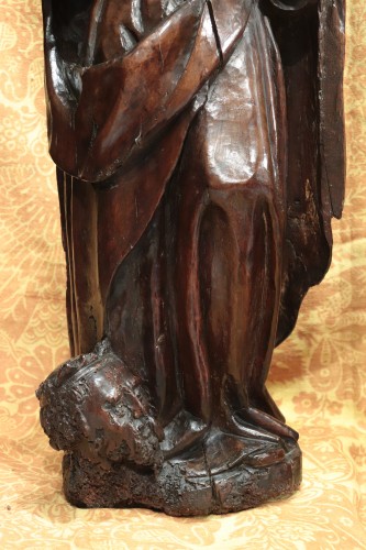 XVIe siècle et avant - Sculpture en bois : Judith et Holopherne, Vénétie, XVIe siècle