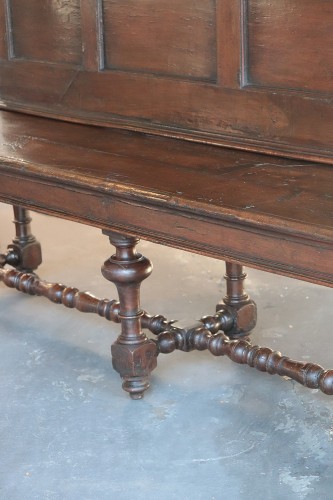 Seating  - Bench With Back, Tuscany 17th century