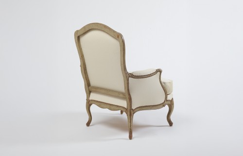 Bergère estampillée Caillois d'époque Louis XV - Sièges Style Louis XV