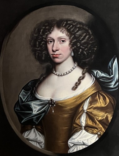 David Scougall (c.1610-c.1680) Portrait of Ellen Napier