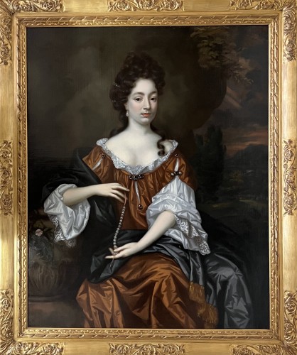 Antiquités - William Wissing (1656 - 1687) Portrait d'une Dame