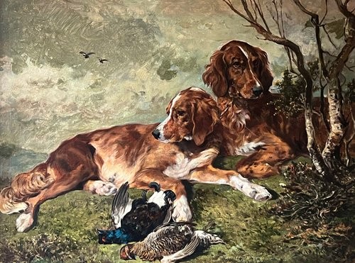 Setters and Game, By John Emms (1844-1912)