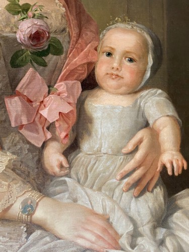 A Lady and her child c.1760, Studio of Sir Allan Ramsay - Louis-Philippe