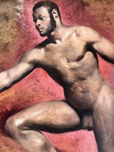 William Etty RA (1787-1849) Study of a Male Nude