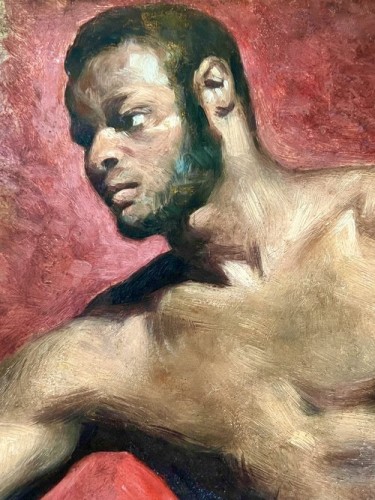 Paintings & Drawings  - William Etty RA (1787-1849) Study of a Male Nude