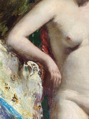 Paintings & Drawings  - William Etty RA(1787 - 1849), A Standing Female Nude