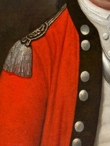 Stickland Lowry (1737-1785) - Portrait un officier d'Infanterie vers 1780 - Period Portraits