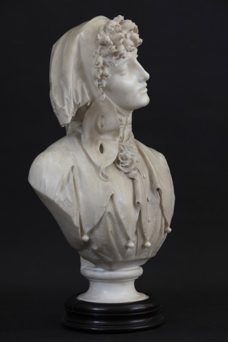  Luigi Pagani,la toilette du masque - Sculpture Style Napoléon III