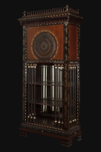 Carlo Bugatti (1856-1940) - Bookcase circa 1885 - Furniture Style Art Déco