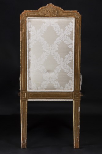 Suite de mobilier de salon, Manufacture lombarde vers 1810-1820 - Phidias Antiques