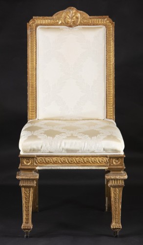 Empire - Suite de mobilier de salon, Manufacture lombarde vers 1810-1820