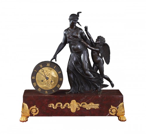 Pendule " Vénus et Cupidon", France vers 1810