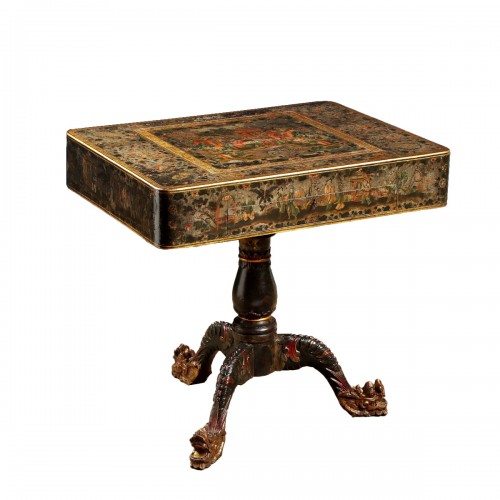 Table à jeux, Canton (Chine) vers 1850