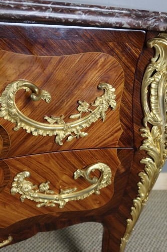 Commode sauteuse fin 19e siècle estampillée "Perreau" - Napoléon III