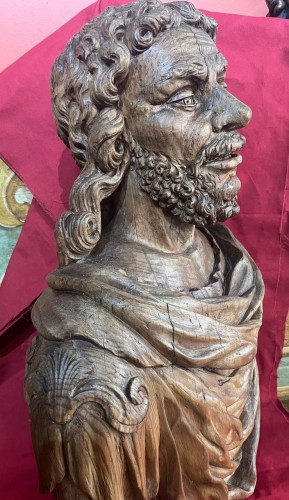 Grand buste présumé d'Attila, vers 1600 - Sculpture Style 