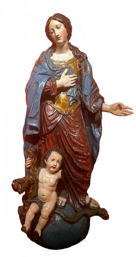 Large Virgin and Child, 17th century