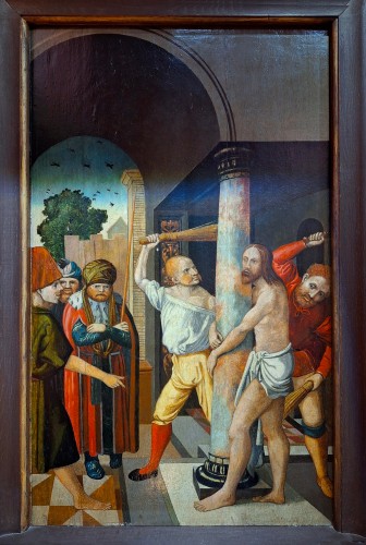 Flagellation, Allemagne du Sud XVIe siècle