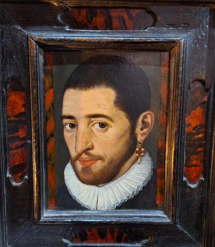 Portrait of a man, England late 16th century - Paintings & Drawings Style 