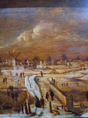 17th century - Winter landscape, Van der Neer 17th Century