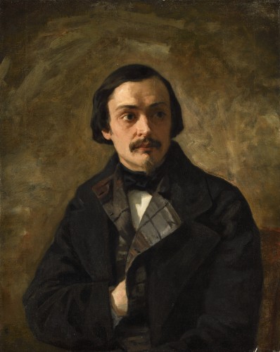Eugène Devéria (1805-1865) - Portrait d'Homme Vêtu d'Une Redingote