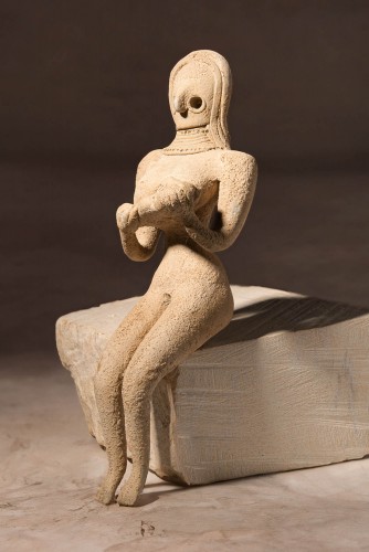 Figurine de Déesse-mère - Première Civilisation de la Vallée de l'Indus - Poncelin de Raucourt Fine Arts