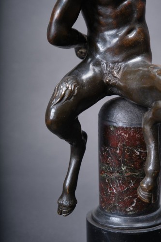 17th century - Seated Faun,  Italy Early 17th Century