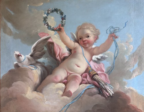 Love Victorious, attributed to Attributed To Jean-honoré Fragonard (1732-1806)